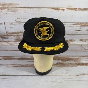 Vintage NRA Patch Trucker Hat USA Mesh Snapback Used